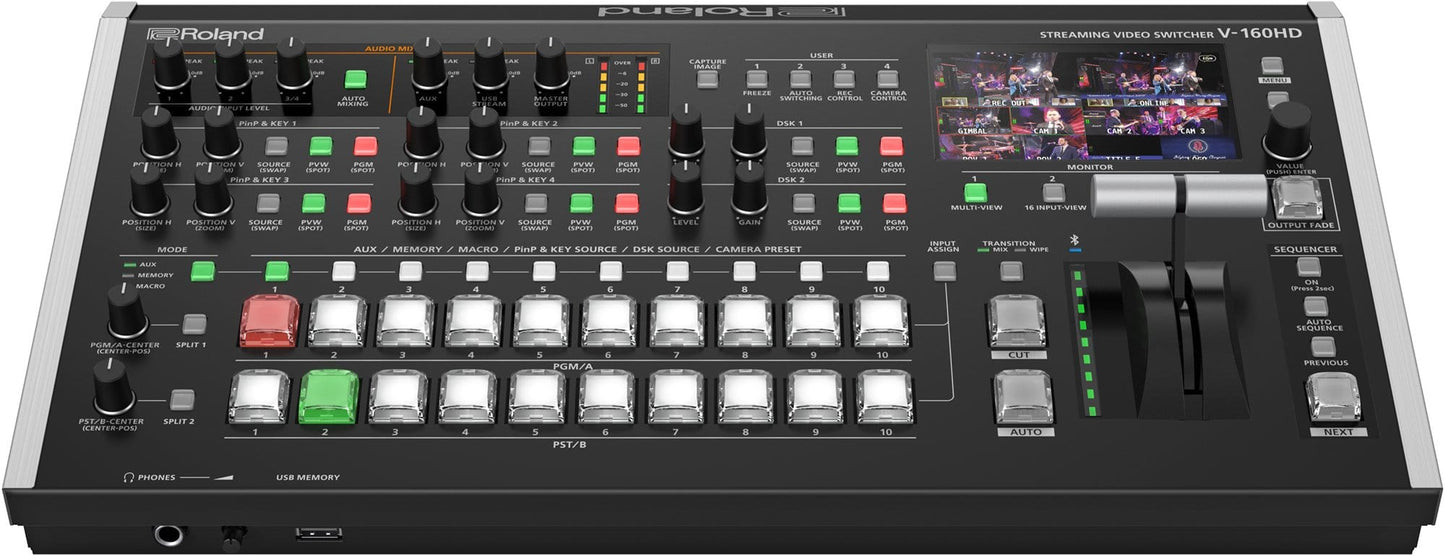 Roland V-160HD Streaming Video Switcher - ProSound and Stage Lighting