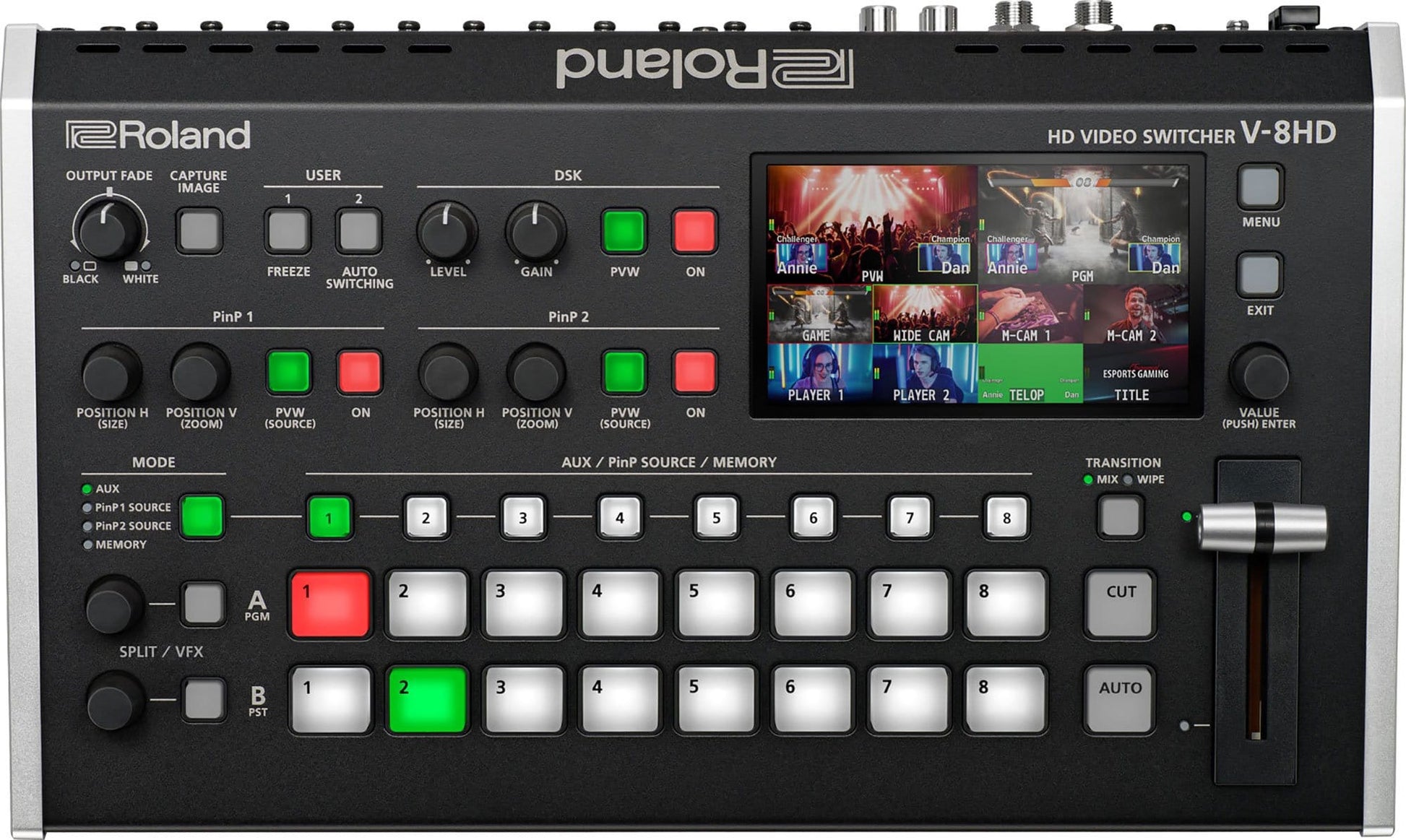 Roland V-8HD HD 18-Cannel HDMI Studio Video Switcher - PSSL ProSound and Stage Lighting