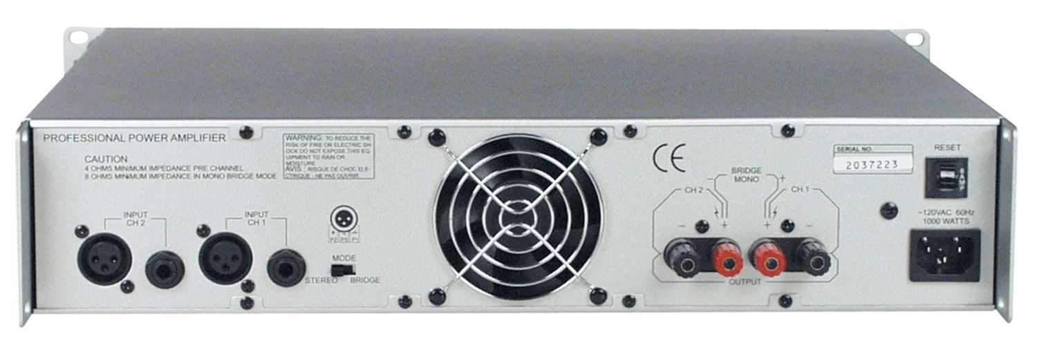 American Audio V1001-Plus Power Amplifier - PSSL ProSound and Stage Lighting