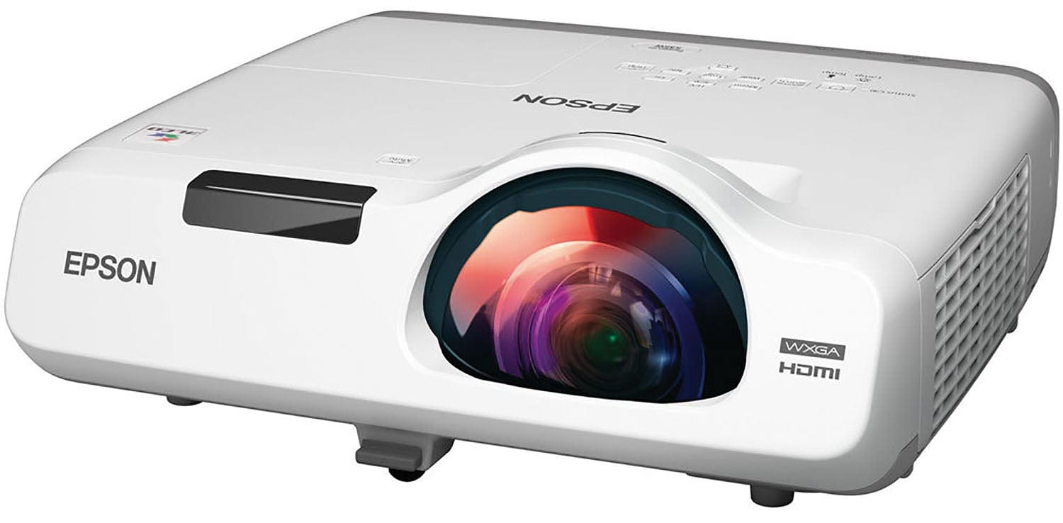 EPSON V11H671020 PowerLite 535W Short Throw Projector, WXGA, 3400