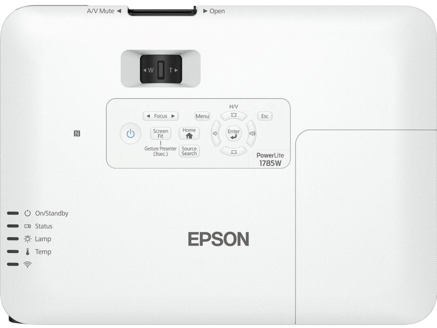 EPSON V11H793020 PowerLite 1785W Projector, WXGA, 3200 Lumens - PSSL ProSound and Stage Lighting