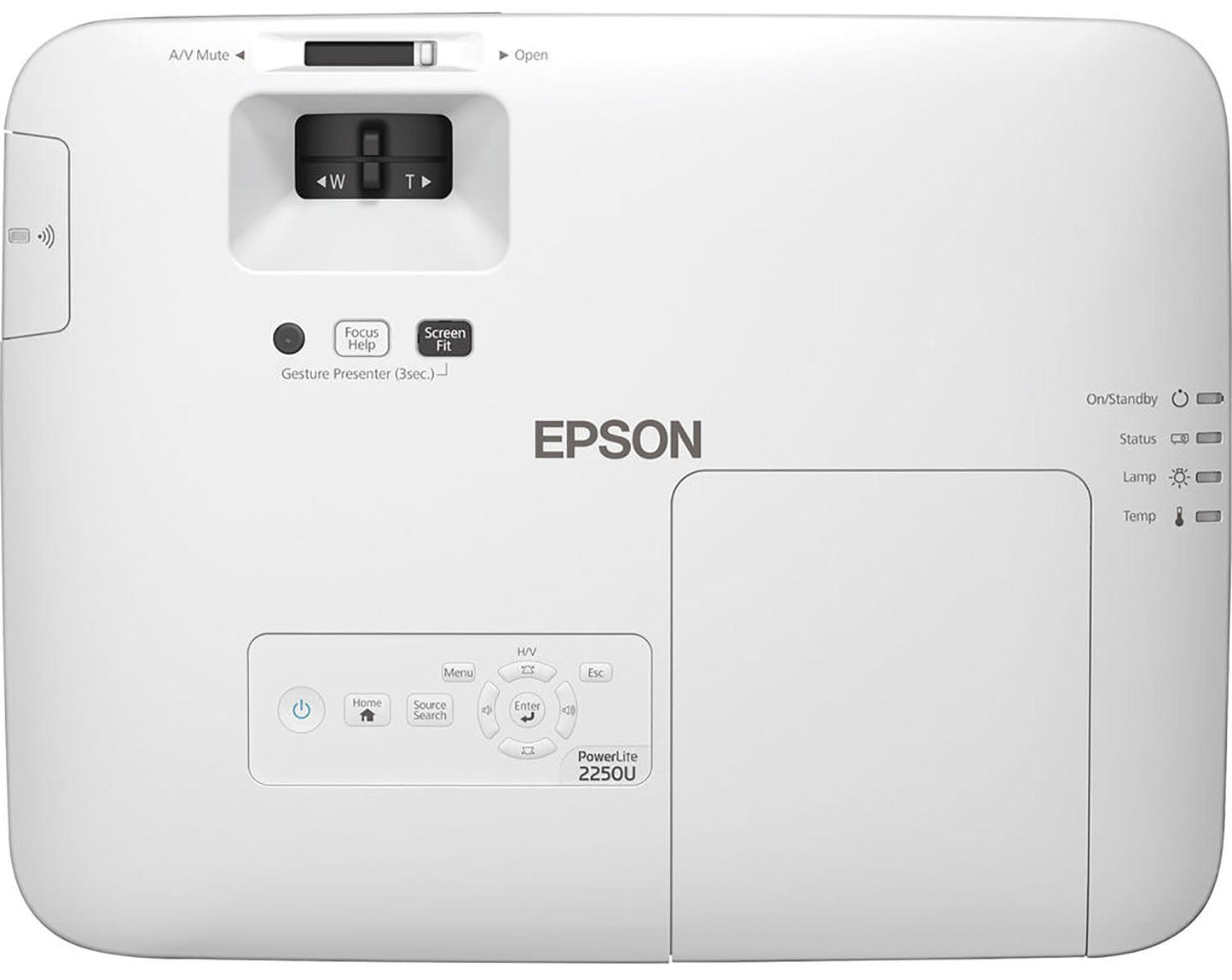 EPSON V11H871020 PowerLite 2250U Projector, WUXGA 5000 Lumens - PSSL ProSound and Stage Lighting