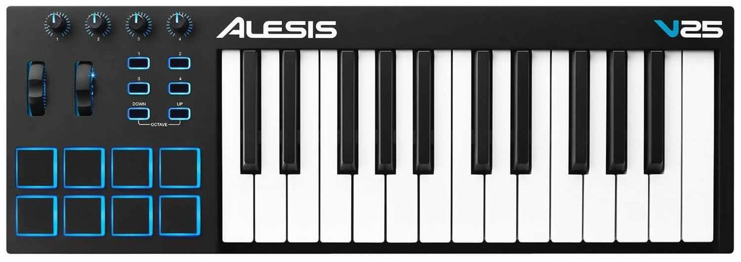 Alesis V25 USB MIDI Keyboard & Pad Controller - PSSL ProSound and Stage Lighting