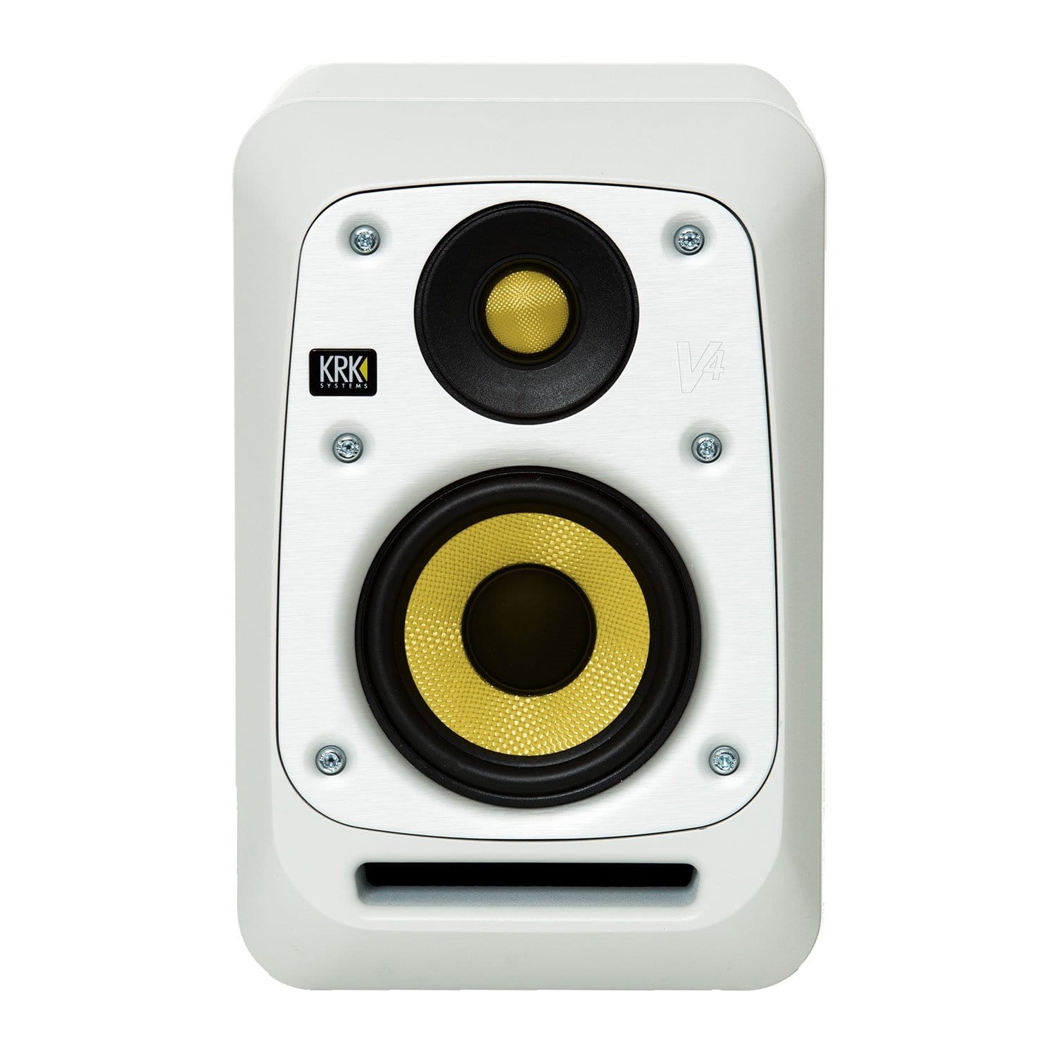 KRK V Series 4 White Noise 4-In Powered Studio Monitor - PSSL ProSound and Stage Lighting