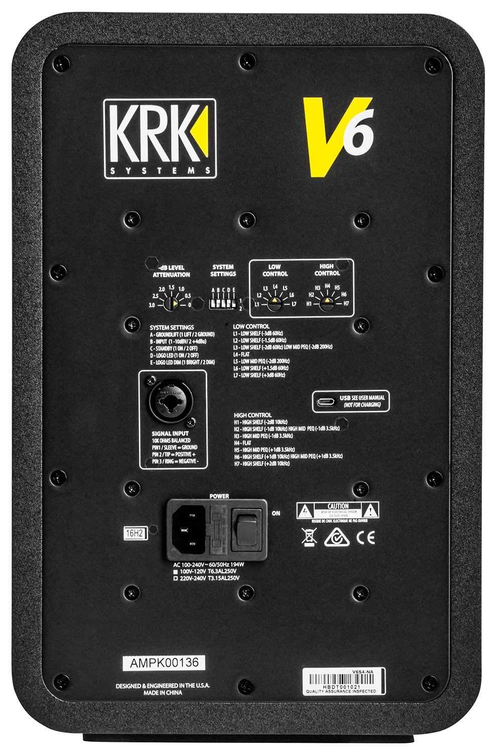 KRK V Series 4 6-Inch Powered Studio Monitor - PSSL ProSound and Stage Lighting