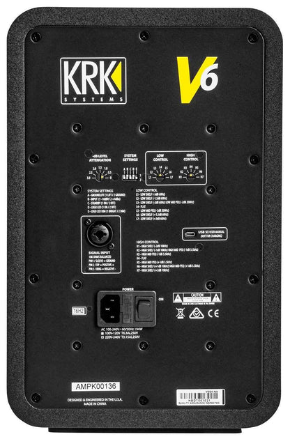 KRK V Series 4 6-Inch Powered Studio Monitor - PSSL ProSound and Stage Lighting