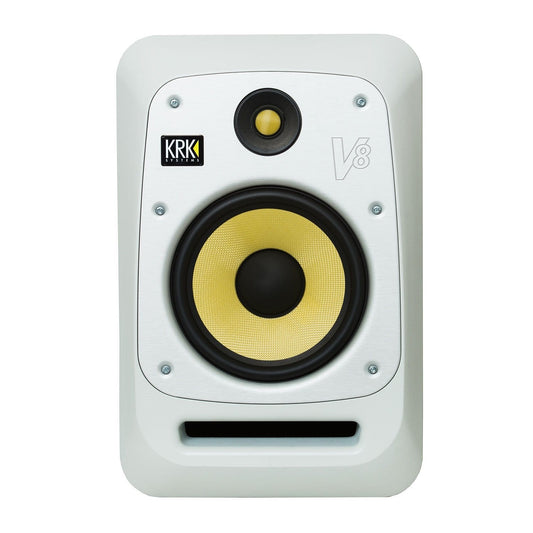 KRK V Series 4 White Noise 8-In Powered Studio Monitor - PSSL ProSound and Stage Lighting