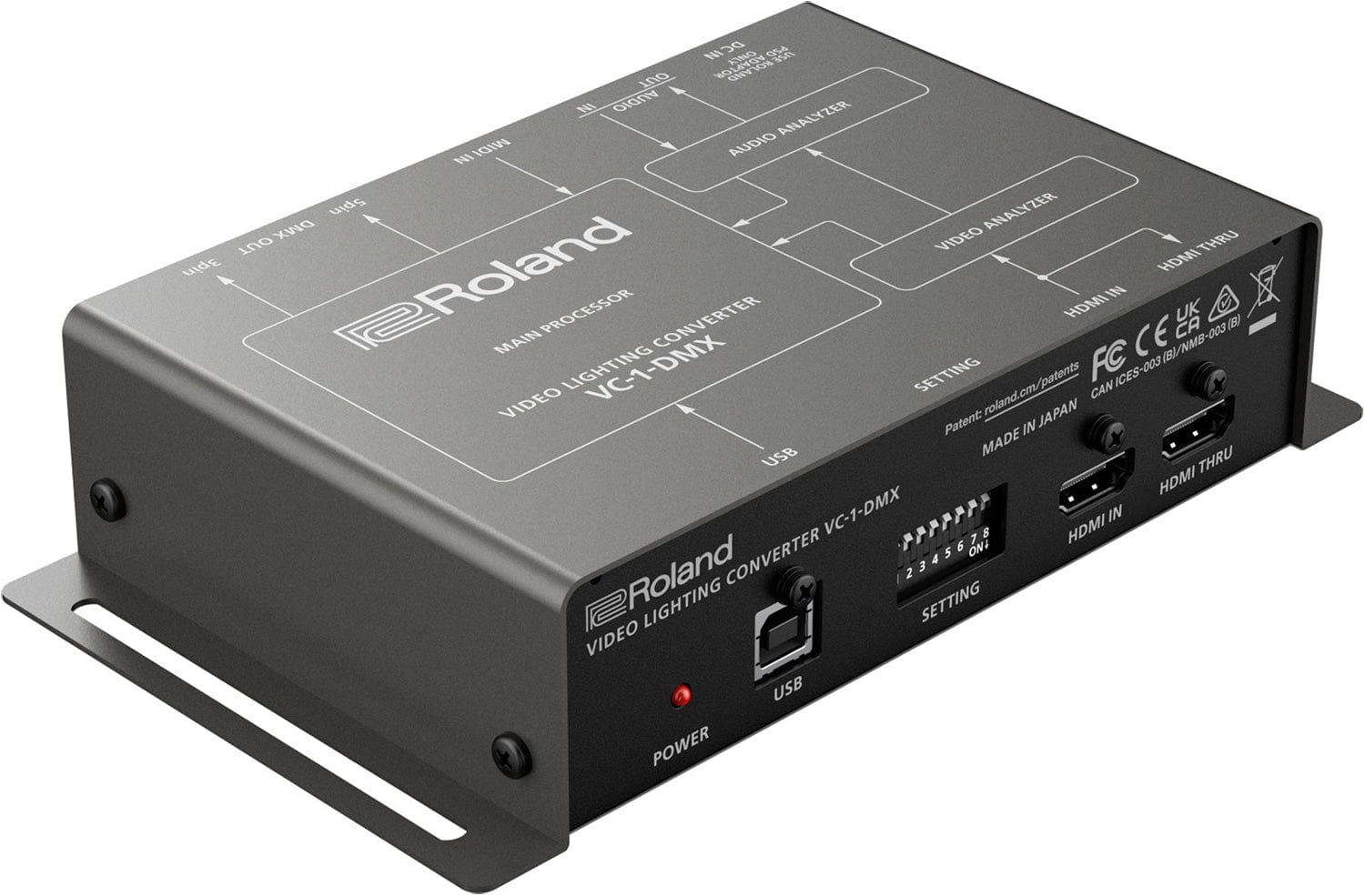 その他 Roland Video Lighting Converter VC-1-DMX Roland VC-1-DMX Video Lighting Converter