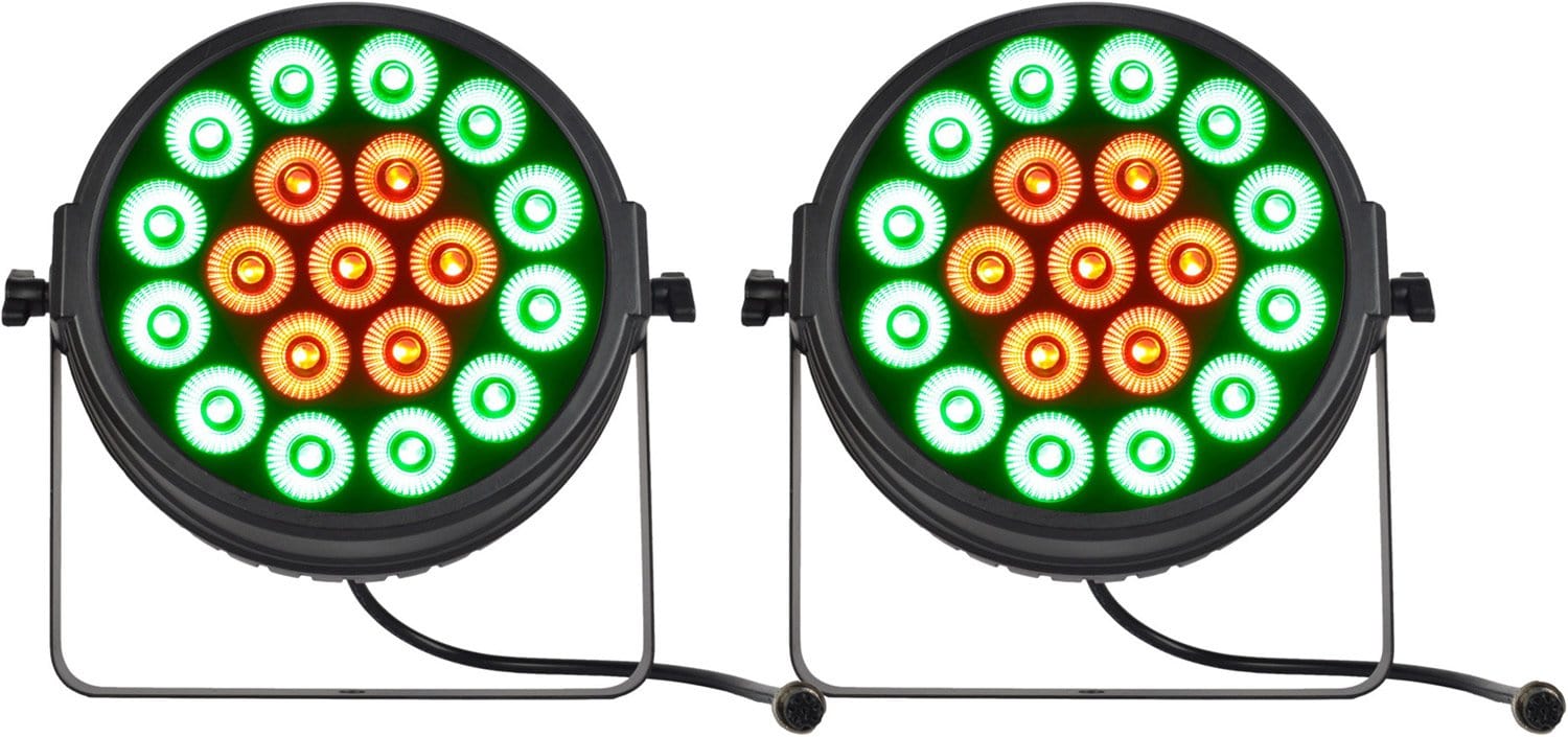 JMAZ Versa Flex Par QUAD19 RGBW LED Par Pair for Versa Flex Bar - PSSL ProSound and Stage Lighting