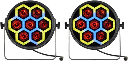 JMAZ Versa Flex Par TRON7 RGBW LED Par Pair for Versa Flex Bar - PSSL ProSound and Stage Lighting