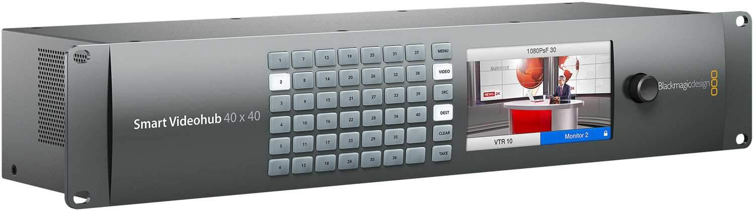 Blackmagic Design Smart Videohub 40x40 – Solotech