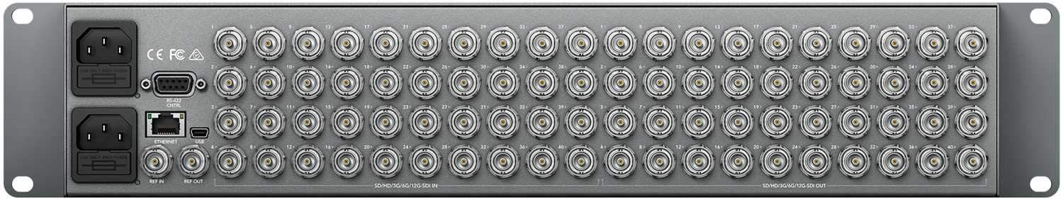 Blackmagic Design Smart Videohub 12G 40x40 - PSSL ProSound and Stage Lighting