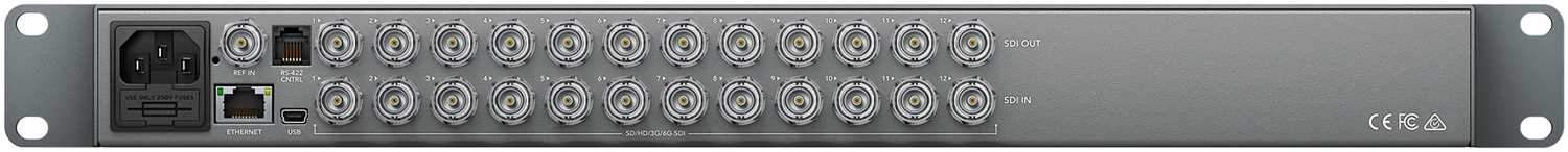 Blackmagic Design Smart Videohub CleanSwitch 12x12 - PSSL ProSound and Stage Lighting