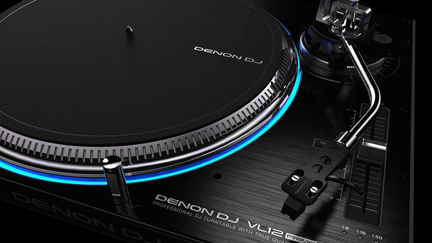 Denon DJ VL12 Prime Direct Drive DJ Turntable - PSSL ProSound and Stage Lighting