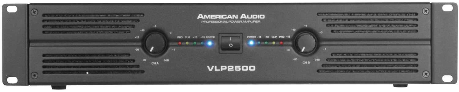 American Audio VLP-2500 Power Amp 700W @ 8 Ohms - PSSL ProSound and Stage Lighting