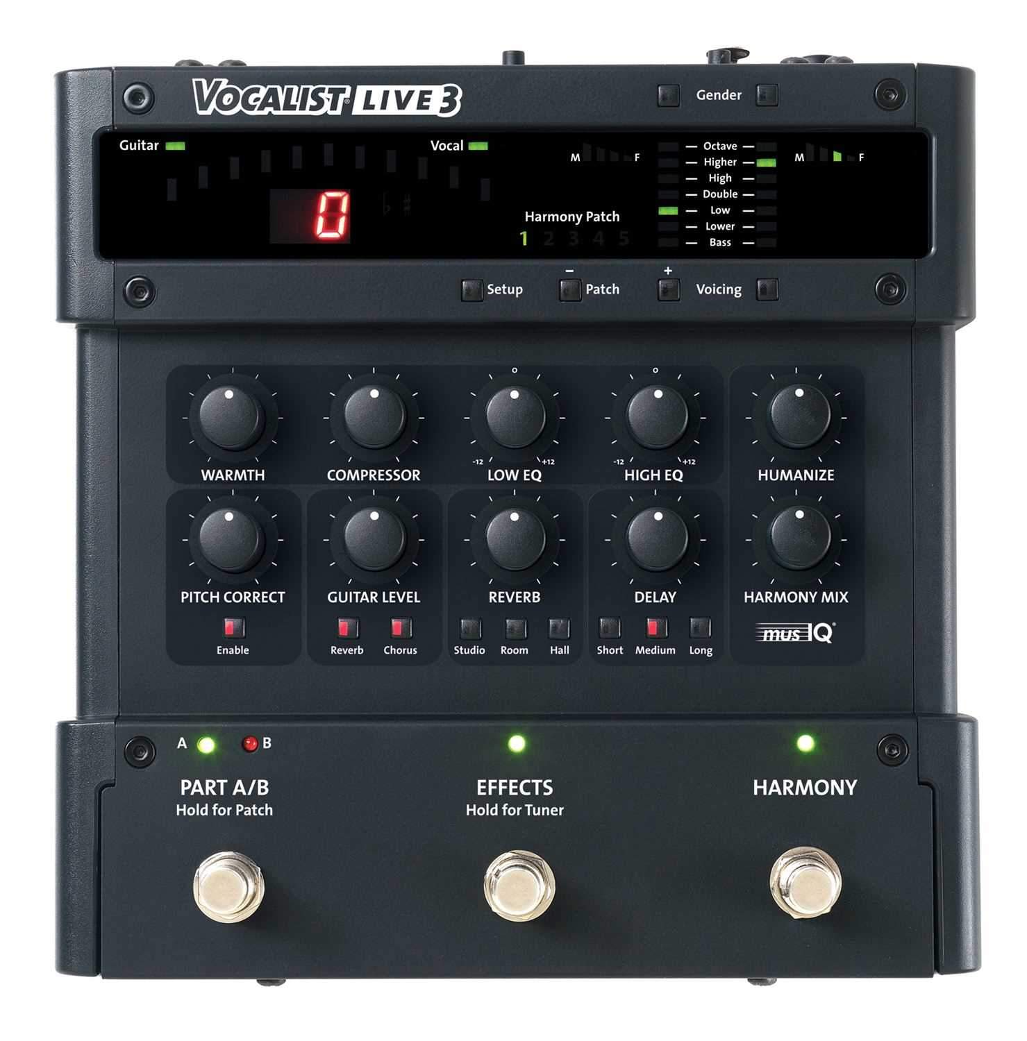 Digitech Vocalist Live 3 Vocal Processor - PSSL ProSound and Stage Lighting