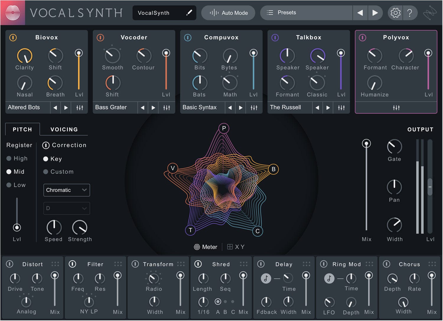 iZotope VocalSynth 2- Vocal Resynthesis and Harmony Generation- Educational Version - PSSL ProSound and Stage Lighting