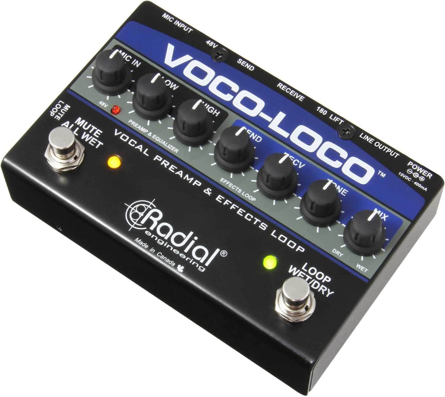 Radial Voco-Loco Mic Effects Loop & Switcher - PSSL ProSound and Stage Lighting