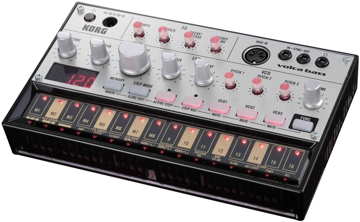 Korg Volca Analog Bass Machine Synthesizer - PSSL ProSound and Stage Lighting