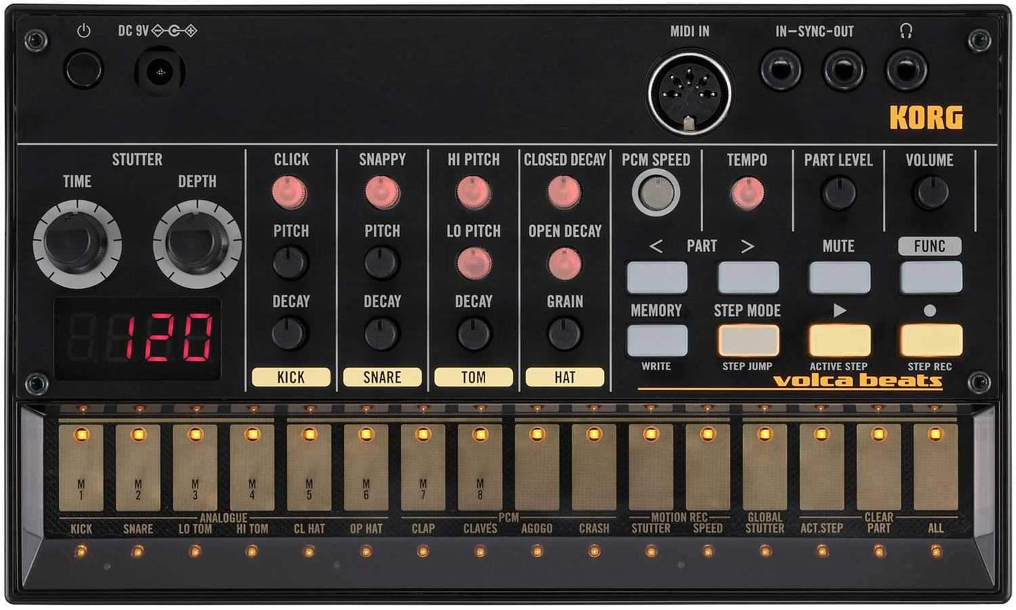 Korg Volca Beats Analog Drum Machine - PSSL ProSound and Stage Lighting