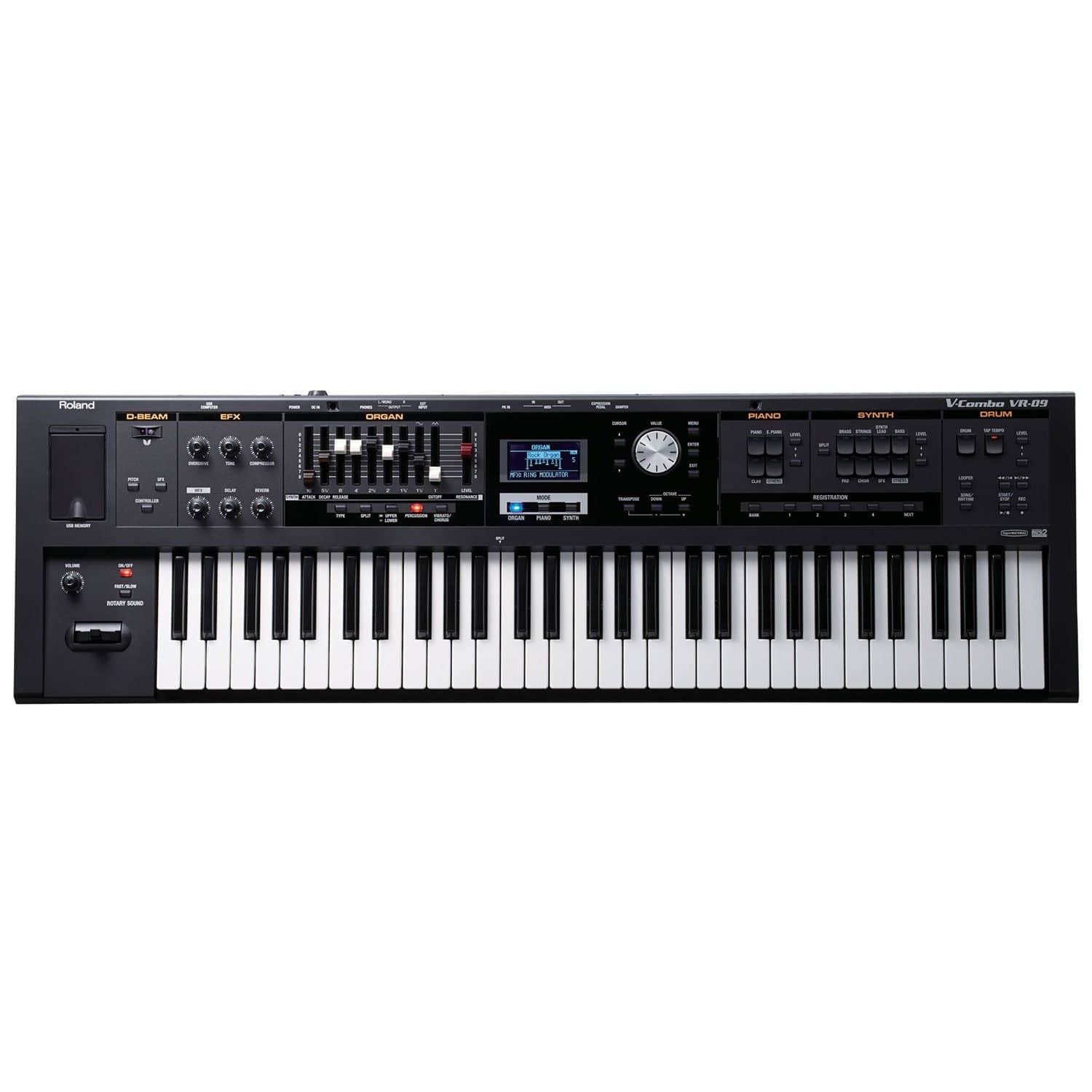 Roland V-Combo VR-09 61-Key Stage Performance Keyboard - PSSL ProSound and Stage Lighting