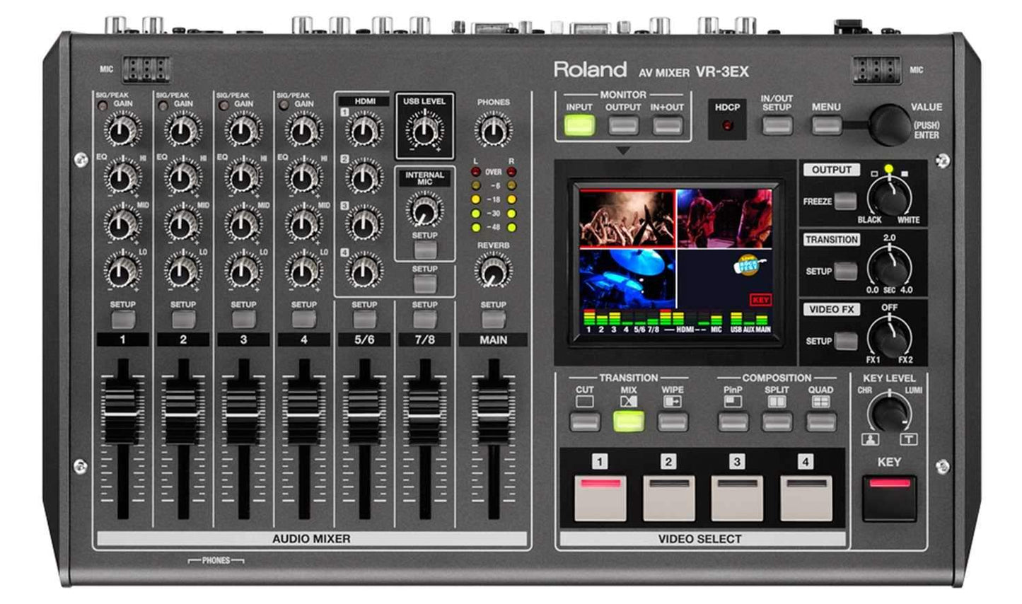 Roland VR3EX All in One Audio and Video Mixer - PSSL ProSound and Stage Lighting