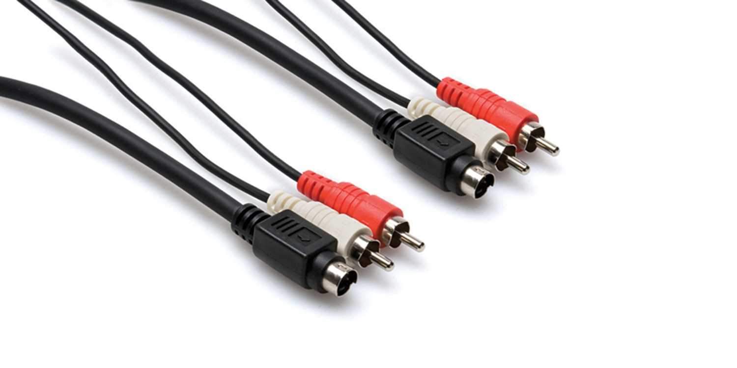 Hosa VSR-304 S-Video & RCA (M) AV Cable 13.1 Ft - PSSL ProSound and Stage Lighting