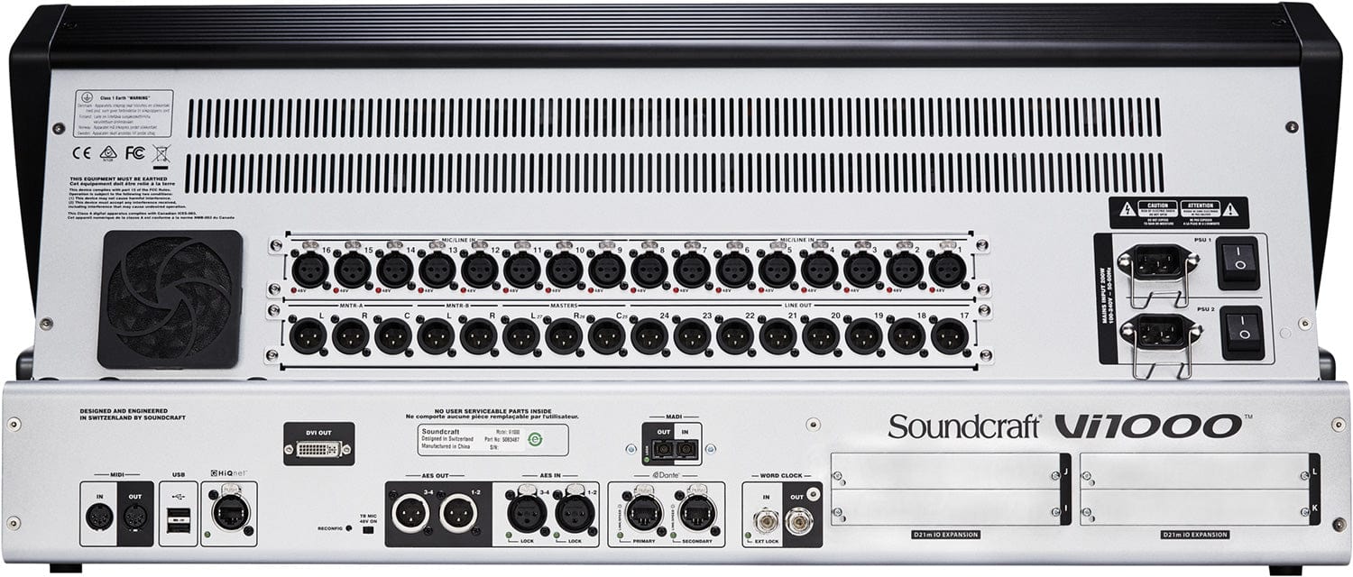 Soundcraft Vi1000 Digital Mixing System - PSSL ProSound and Stage Lighting