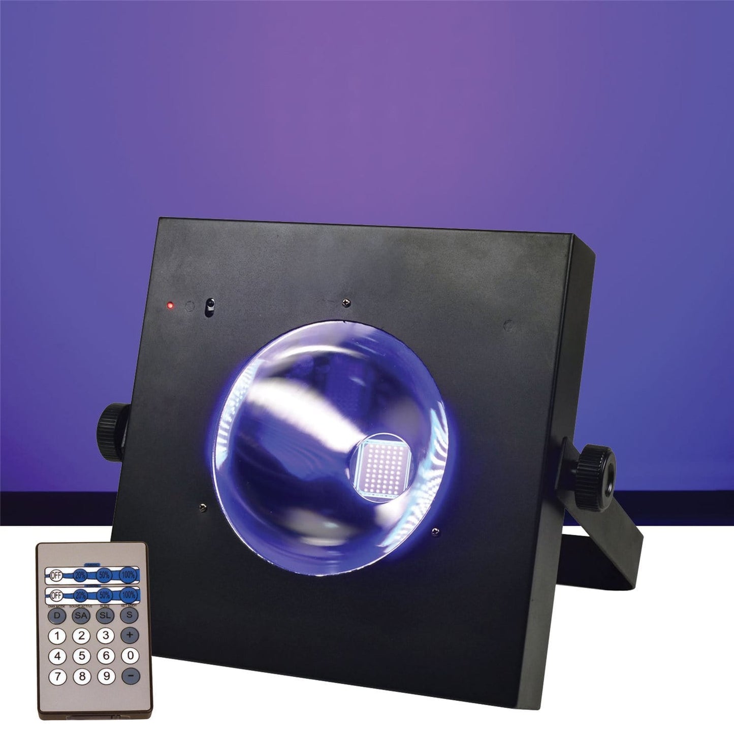 ColorKey WaferPar 60W UV LED Blacklight with Remote - PSSL ProSound and Stage Lighting