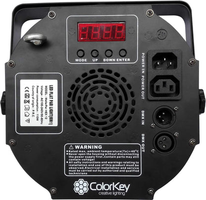 ColorKey WaferPar QUAD-W 12 RGBW LED Wash Light - PSSL ProSound and Stage Lighting