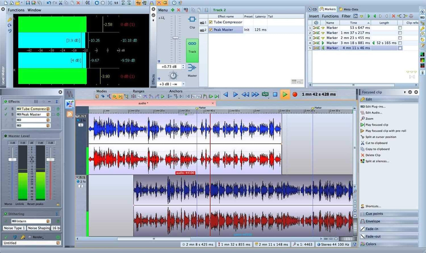 Steinberg Wavelab Elements 8 Mastering Software - PSSL ProSound and Stage Lighting