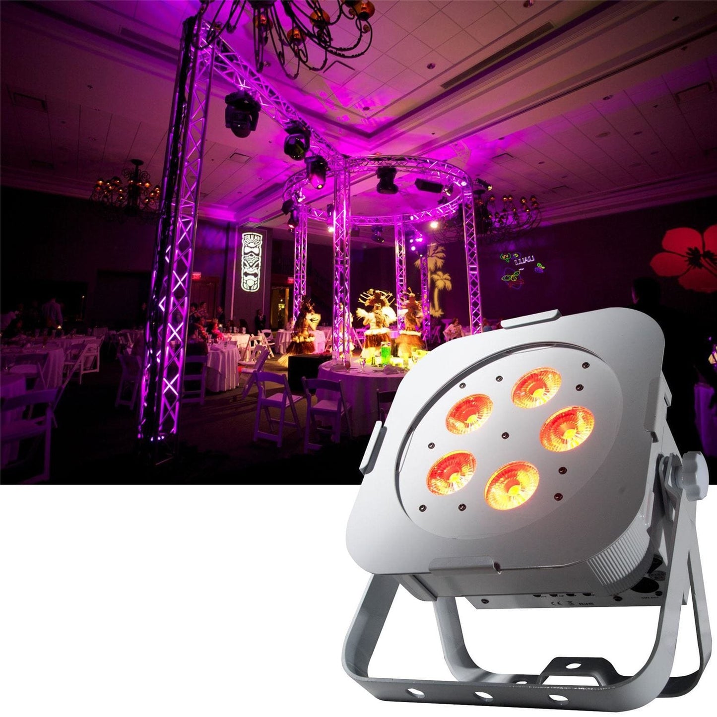 ADJ American DJ WiFLY Par QA5 White Wireless & Battery Powered LED Light - PSSL ProSound and Stage Lighting