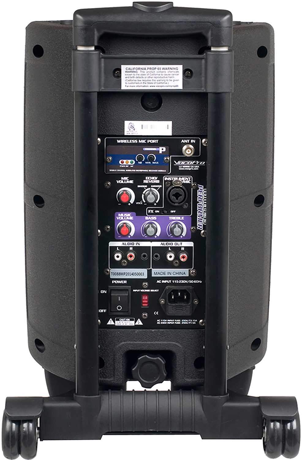 VocoPro Wireless-Performer 200w Speaker with Mic - PSSL ProSound and Stage Lighting