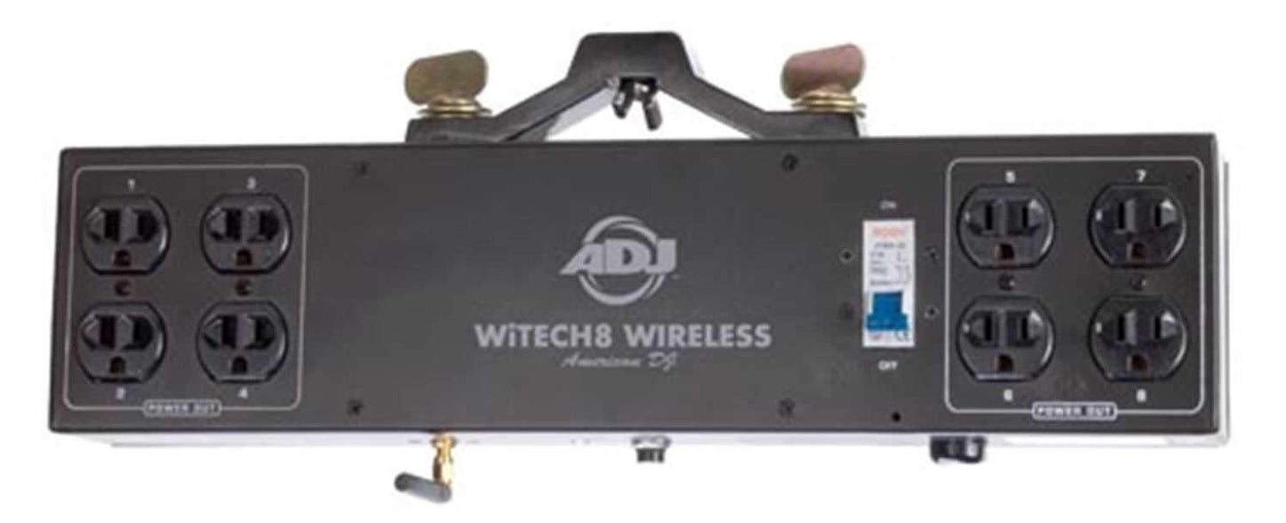 American DJ WiTech 8 Wireless 8 Ch Controller wRem - PSSL ProSound and Stage Lighting