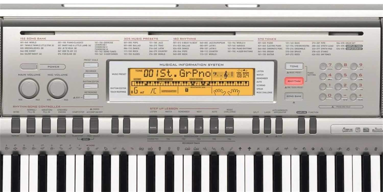 Casio WK-200 76 מפתח פסנתר בסגנוןCasio WK-200 76 מפתח פסנתר בסגנון  