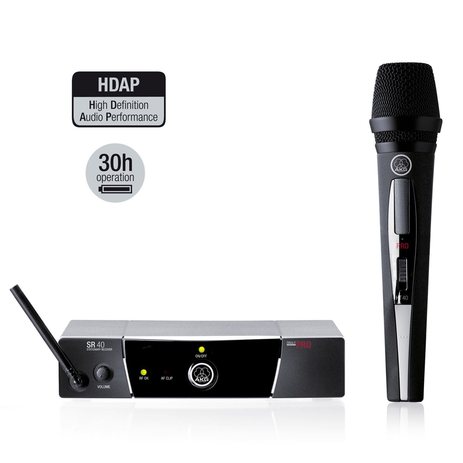 AKG WMS40PROVOCALSET Uhf Handheld Wireless Mic - PSSL ProSound and Stage Lighting