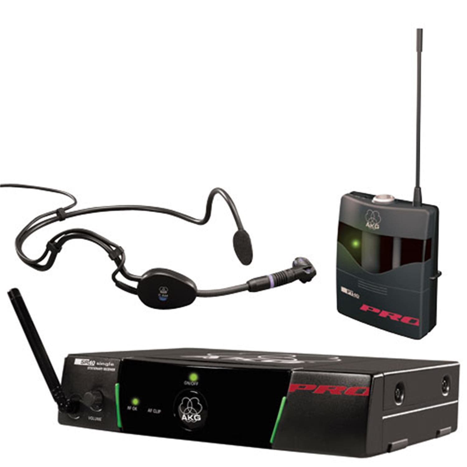 AKG WMS40PROPT444 UHF Wireless Headset Mic System - PSSL ProSound and Stage Lighting