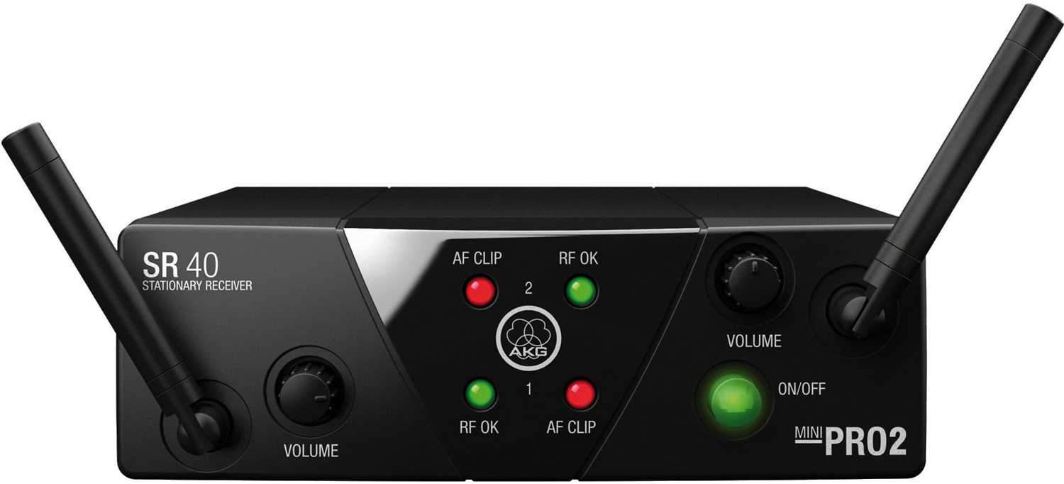 AKG ワイヤレスマイクセット SR 40 HT 40 AKG - WMS40 PRO MINI2 VOCAL SET DUAL