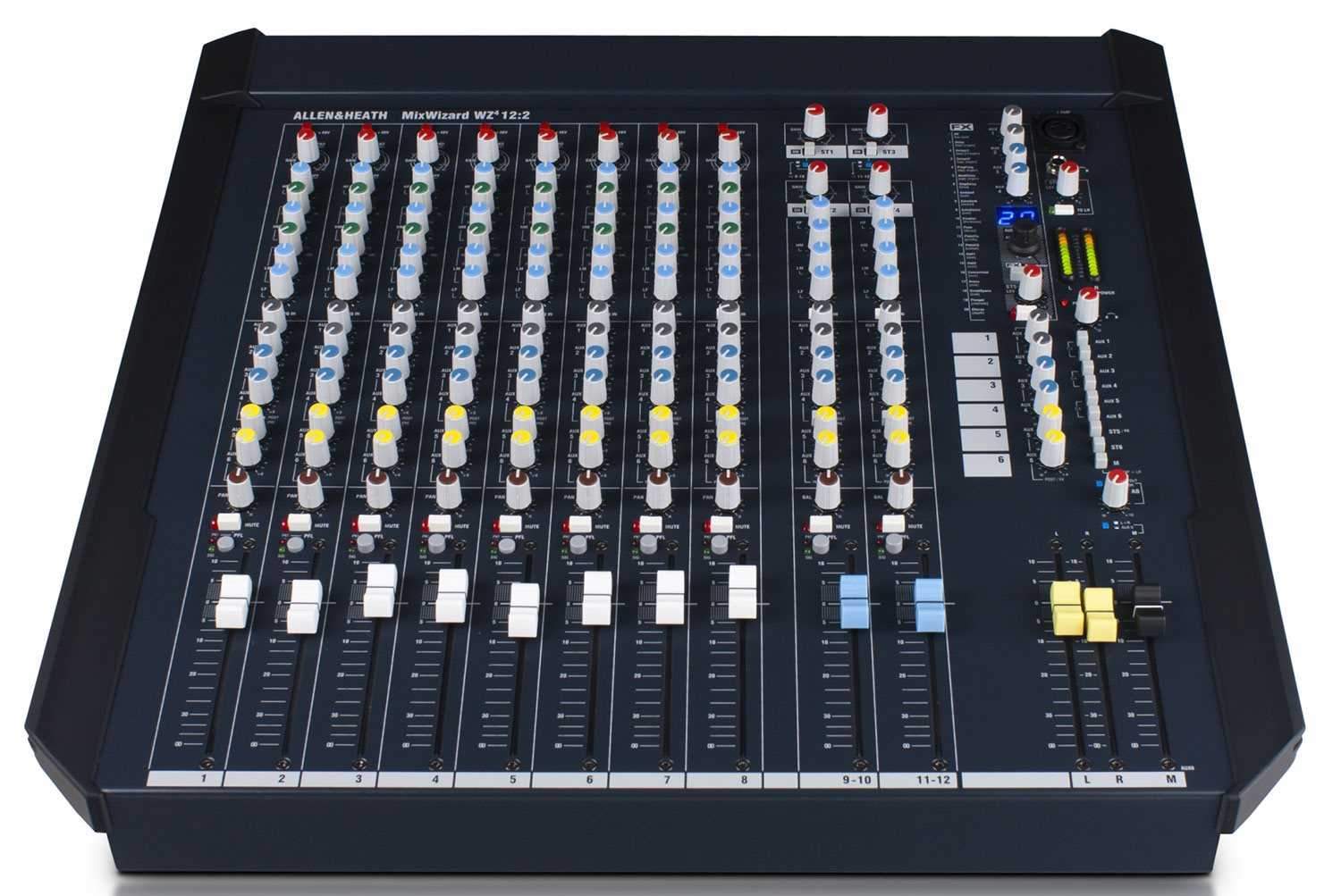 Allen & Heath Mix Wizard 12-Channel 2-Bus Mixer – Solotech