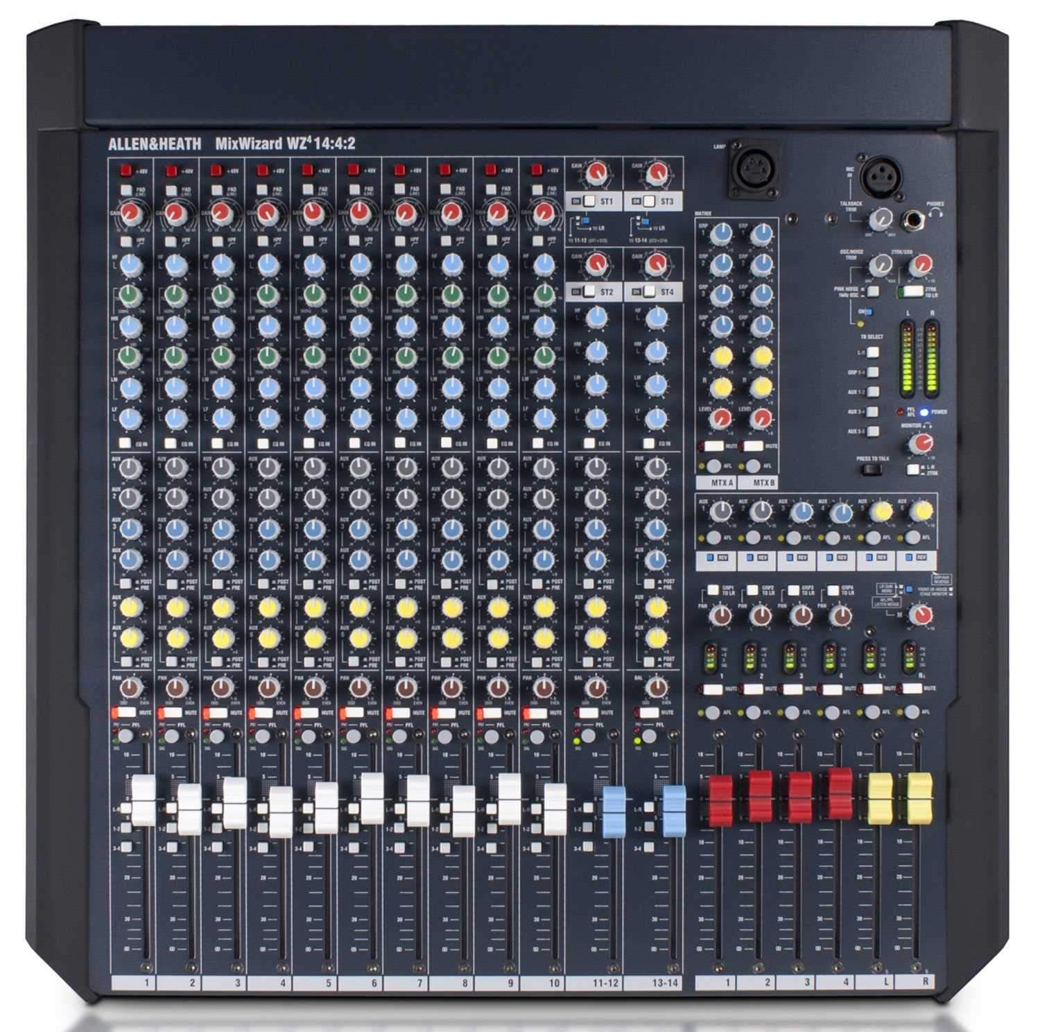 Allen & Heath Mix Wizard 14-Channel 4-Bus Mixer – Solotech
