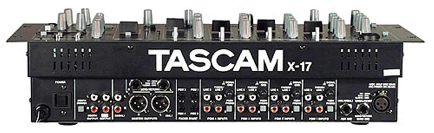 Tascam X17 4 Channel 19 DJ Mixer with Balanced Outs | Solotech