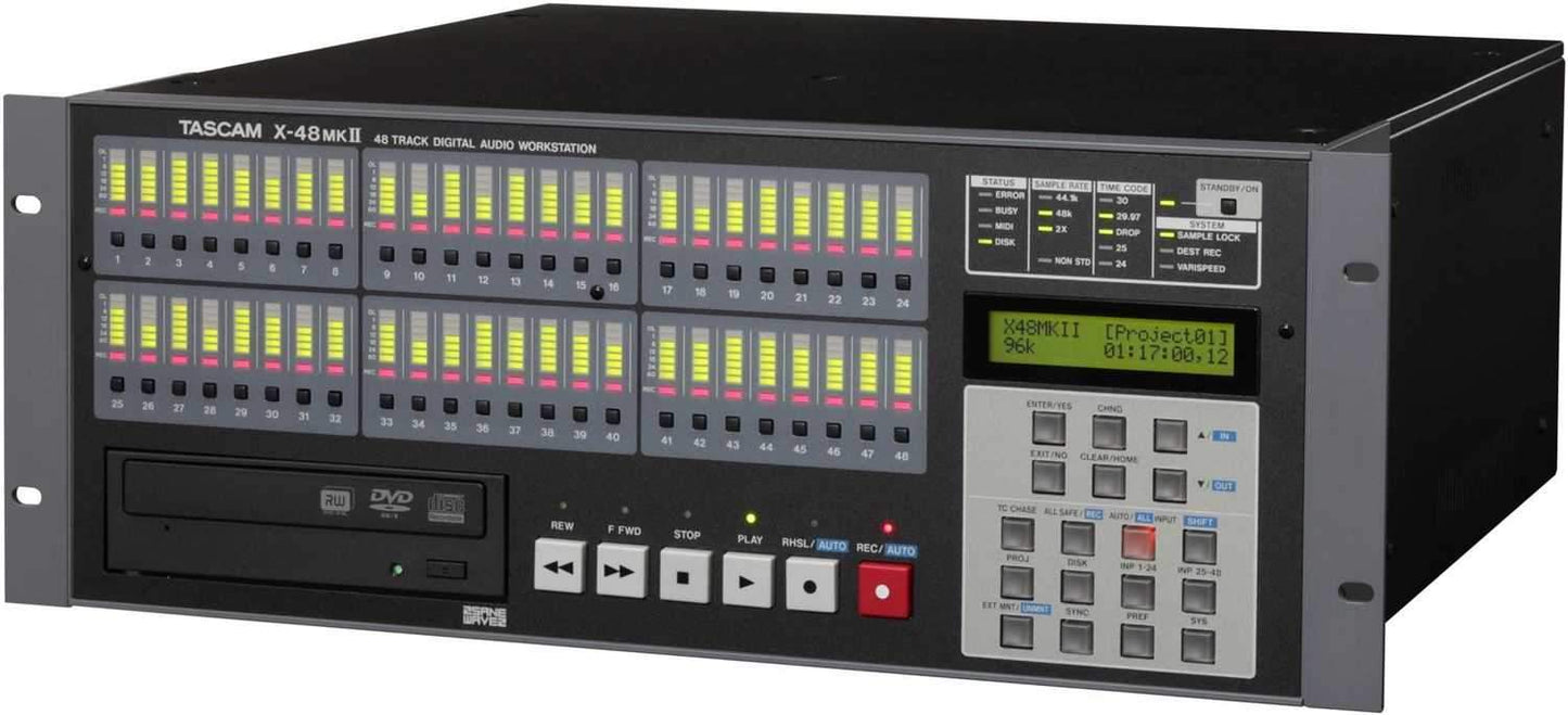 Tascam X48MKII 48 Track Hard Disk Work Station - PSSL ProSound and Stage Lighting