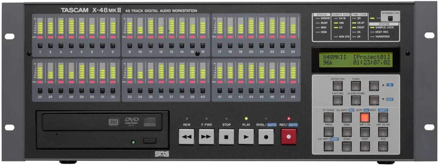 Tascam X48MKII 48 Track Hard Disk Work Station - PSSL ProSound and Stage Lighting