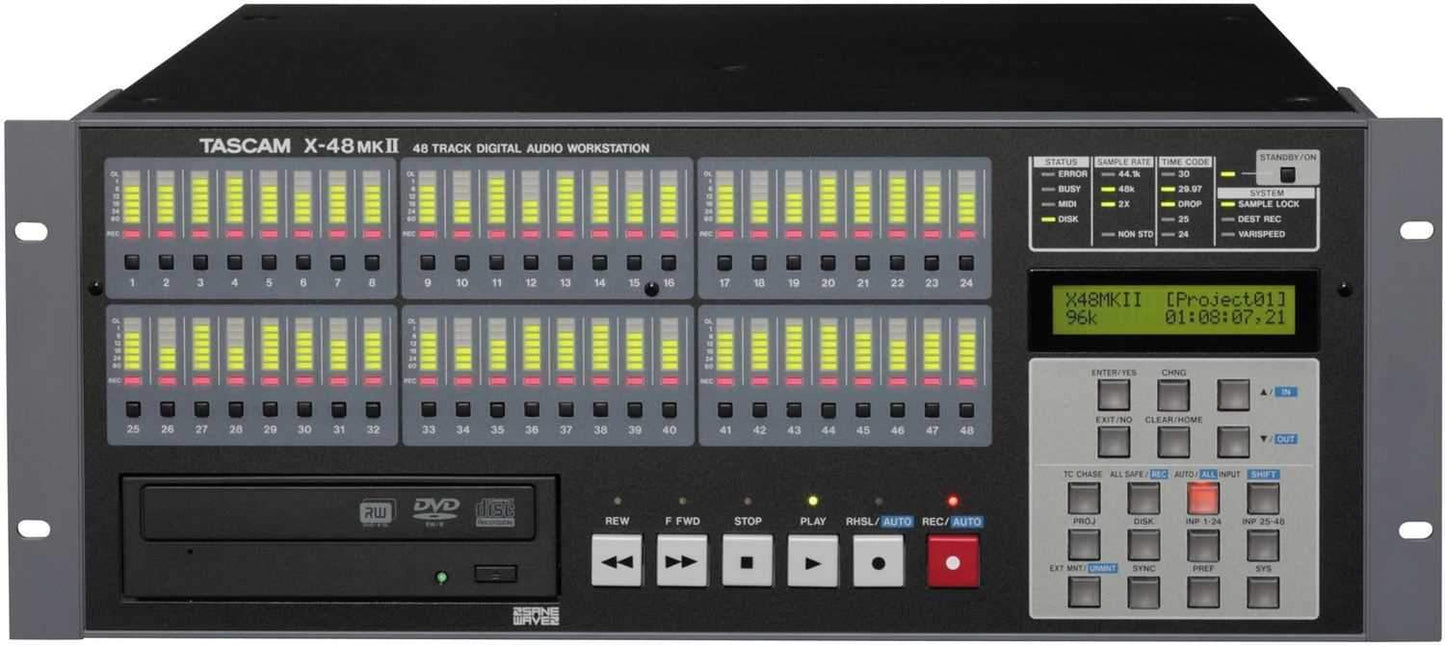 Tascam X48MKII 48 Track Hard Disk Work Station - PSSL ProSound and Stage Lighting