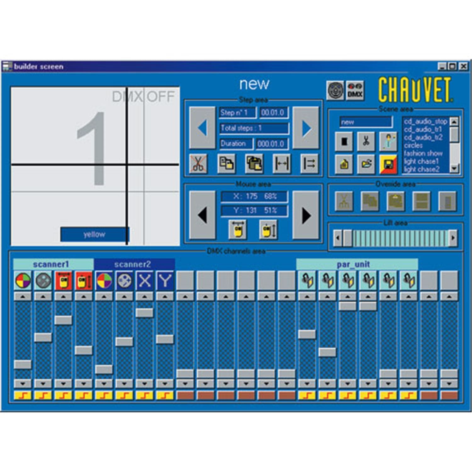 Chauvet X-FACTOR DMX Software Controller - PSSL ProSound and Stage Lighting