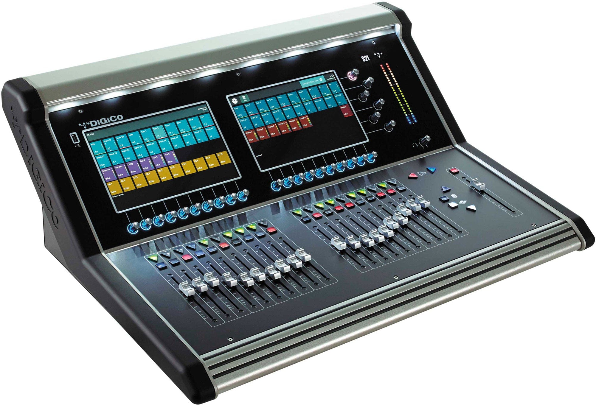 DiGiCo X-S21-C-RP S21 Digital Mixer and D-Rack CAT6-MADI Combo