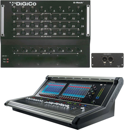 DiGiCo X-S21-C-RP S21 Digital Mixer and D-Rack CAT6-MADI Combo Package - PSSL ProSound and Stage Lighting