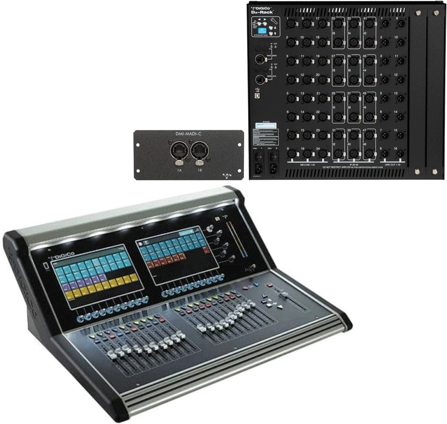DiGiCo X-S21-D2C-C-RP S21 D2 Rack Pack with 1x MADI-DMI-C Expansion ...