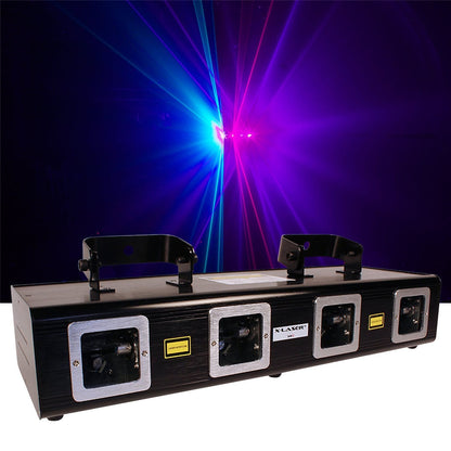 X-Laser X4C MKII Quad Aperture RGBM Laser Effect - PSSL ProSound and Stage Lighting