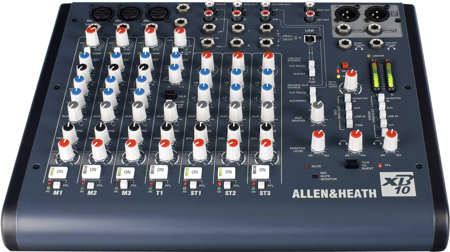 Allen & Heath XB10 Compact Broadcast Console – Solotech